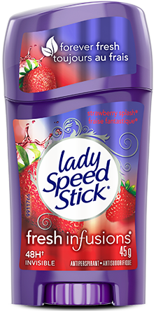 Lady Speed Stick fresh infusions strawberry splash