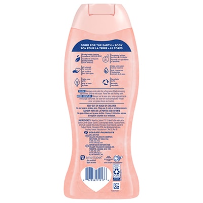 Creamy Strawberry Scent Body Wash & Shave Gel back view