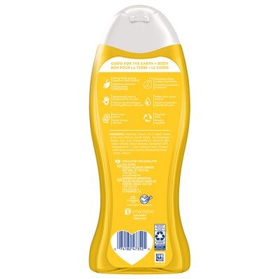 Softsoap Sweet Honeysuckle & Orange 20oz back view